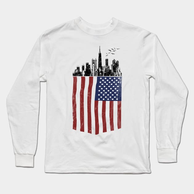 American city Long Sleeve T-Shirt by barmalisiRTB